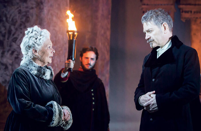 Judi Dench and Kenneth Branagh in The Winter’s Tale at the Garrick Theatre, London. Photo: Johan Persson