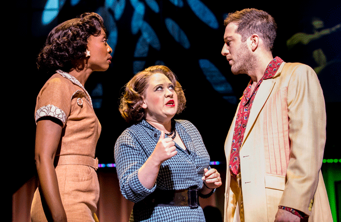 Beverley Knight, Claire Machin and Matt Cardle  in Memphis. Photo:  Johan Persson