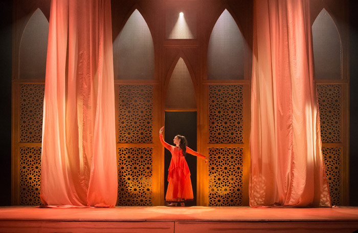 Mona Goodwin in Laila – The Musical at Watford Palace Theatre. Photo: David Fisher