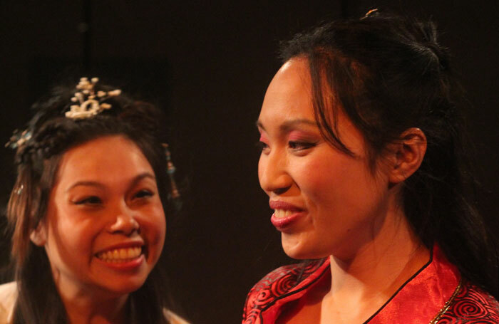 Siu-See Hung and Michelle Yim in DiaoChan: The Rise of the Courtesan at Above the Arts. Photo: Ross Ericson