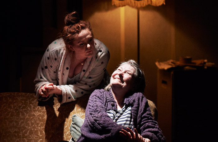 Kate Gilmore and Barbara Brennan in Town is Dead at Abbey Theatre, Dublin.