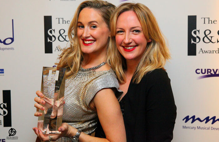 Last year's S and S Award winners Kate Marlais and Alex Young. Photo: Ollie Boito