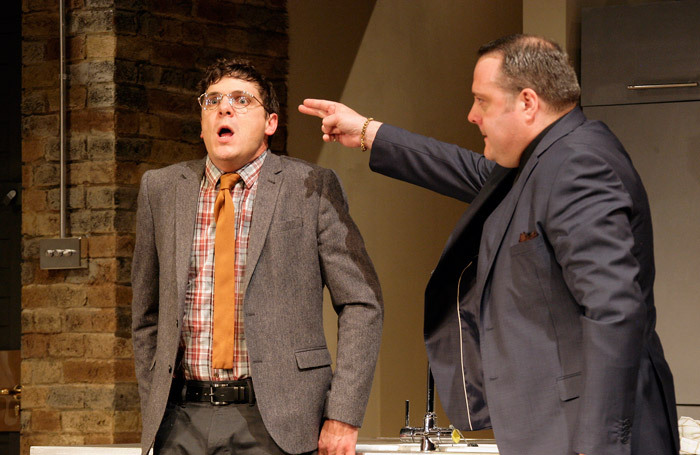 Christopher Price and David Mahoney in RolePlay at Pitlochry Festival Theatre. Photo: Douiglas McBride