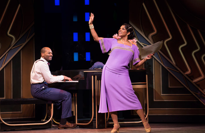 Brandon Victor Dixon and Audra McDonald in Shuffle Along. Photo: Julieta Cervantes