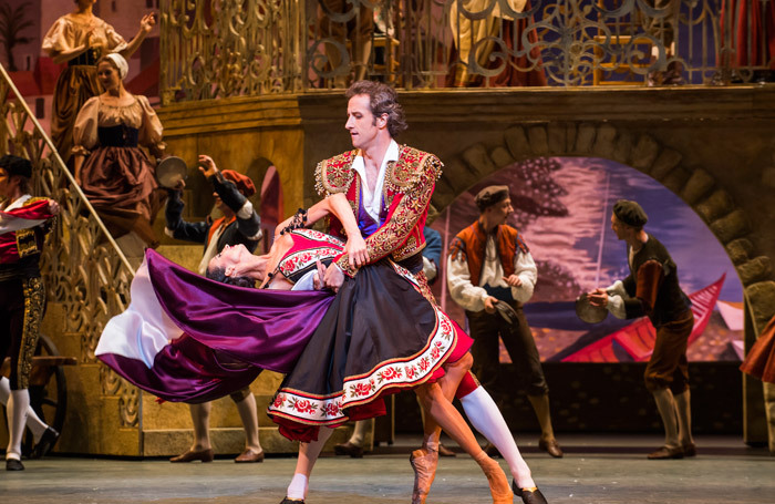 Scene from the Bolshoi Ballet Don Quixote at the Royal Opera House, London. Photo: Tristram Kenton