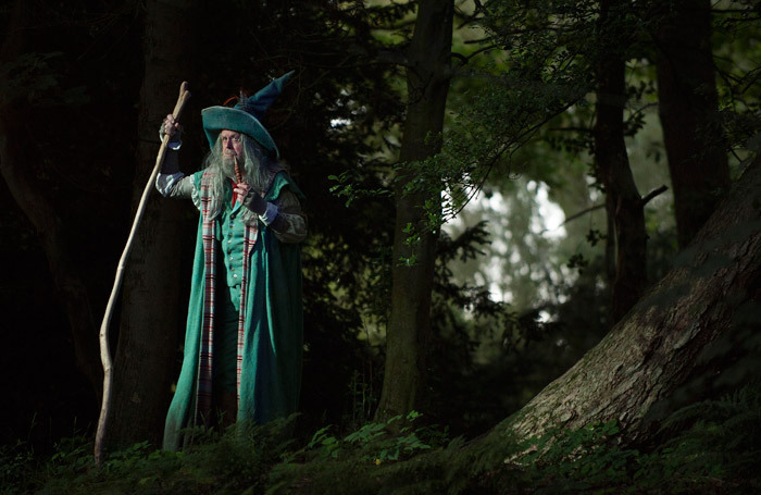 Russell Richardson in The Hobbit at Williamson Park, Lancaster. 
Photo: Joel Fildes