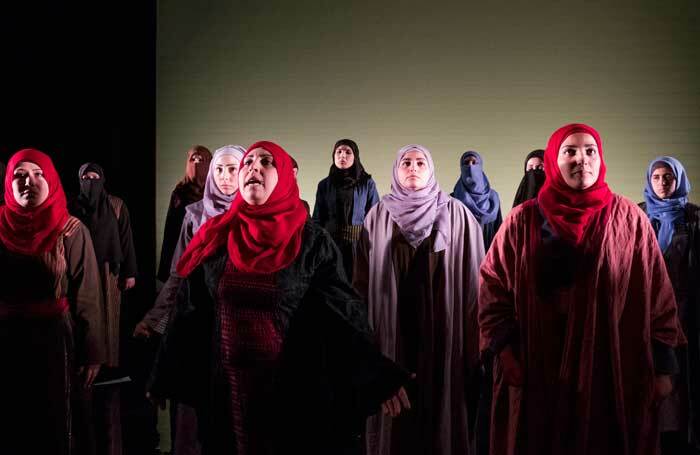 Queens of Syria at the Young Vic. Photo: Tristram Kenton