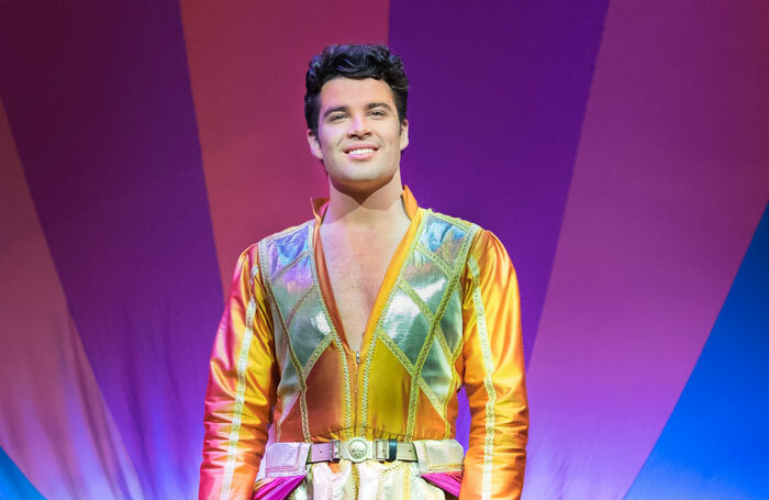 Joe McElderry in Joseph and the Amazing Technicolor Dreamcoat in 2016. Photo: Mark Yeoman