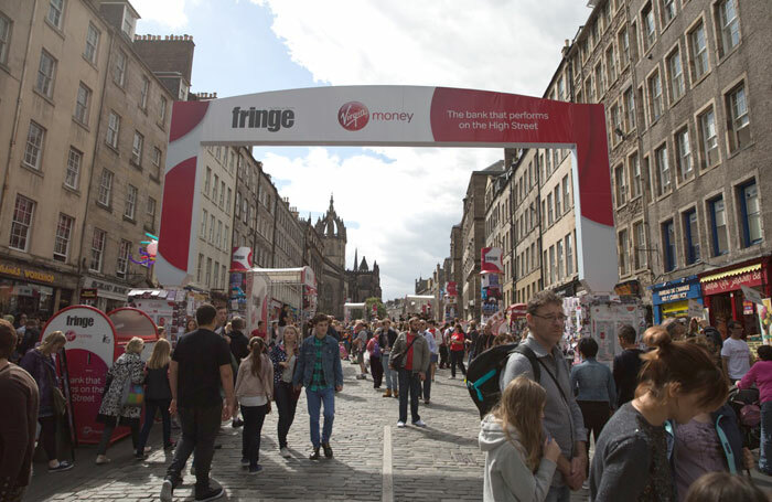 Tickets sold at the Edinburgh Fringe in 2016 marked a 7.7% increase on 2015