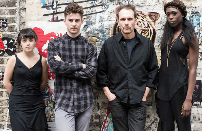 The Grinning Man cast: Audrey Brisson, Louis Maskell, Julian Bleach, Gloria Onitiri. Photo: Craig-Sugden