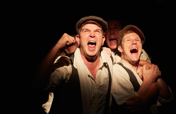 Kieran Knowles and Paul Tinto in Operation Crucible at Sheffield Theatres