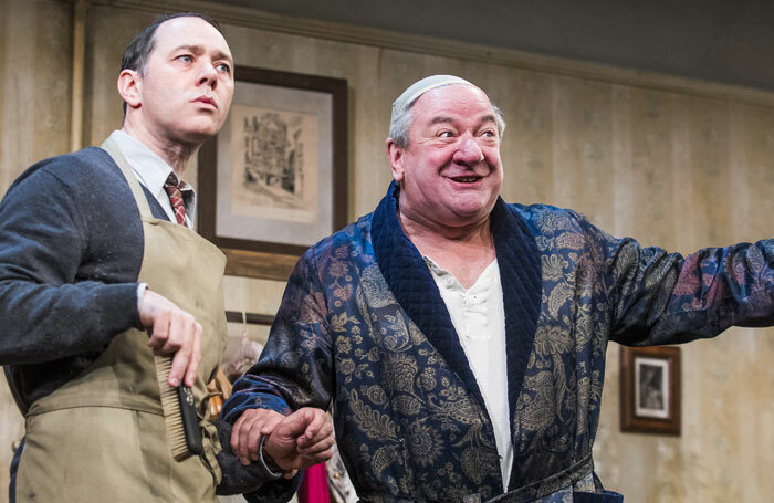 Reece Shearsmith and Ken Stott in The Dresser at the Duke of York's Theatre. Photo: Tristram Kenton