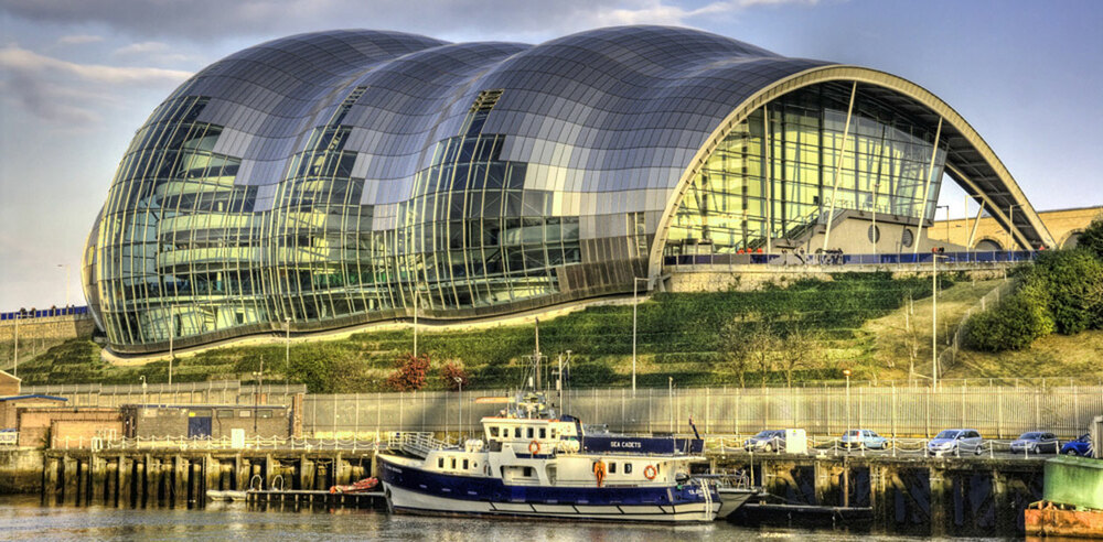 Music venue Sage Gateshead. The town will jointly host the Great Exhibition of the North in 2018. Photo: Wojtek Gurak