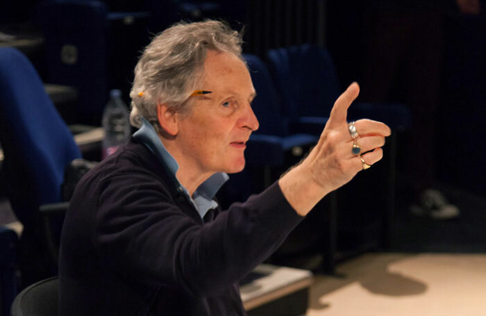 Max Stafford-Clark in rehearsals. Photo: Ray Jefferson, Bolton Camera Club