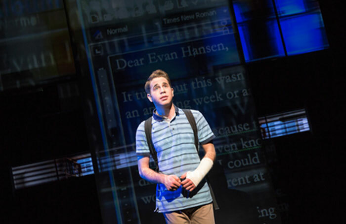 Ben Platt in Dear Evan Hansen. Photo: Matthew Murphy