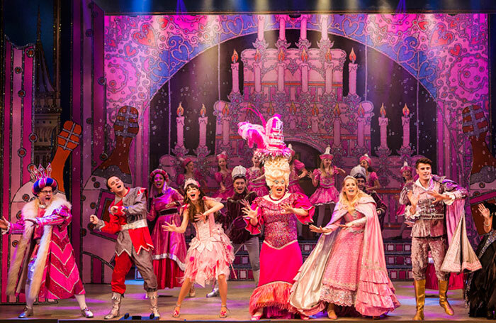 Cast of Sleeping Beauty at Lichfield Garrick Theatre. Photo: Pamela Raith