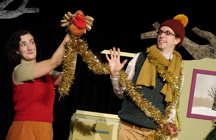 Lynne Forbes and Edward Day in Otto and the Robin at Omnibus, London. Photo: Darren Harvey-Regan