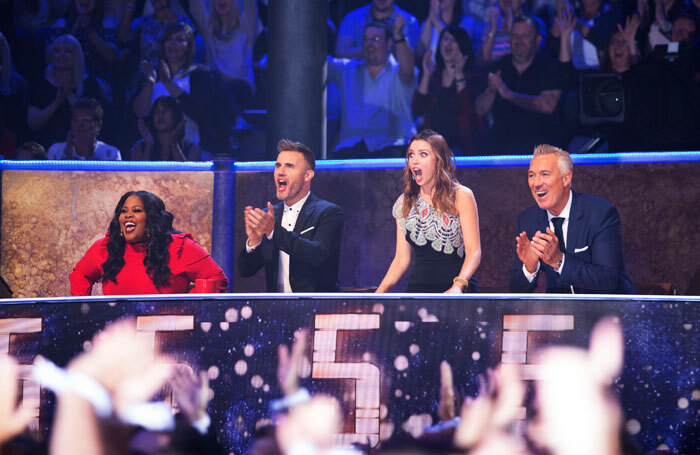 Let It Shine judges Amber Riley, Gary Barlow, Dannii Minogue and Martin Kemp. Photo: BBC/Guy Levy