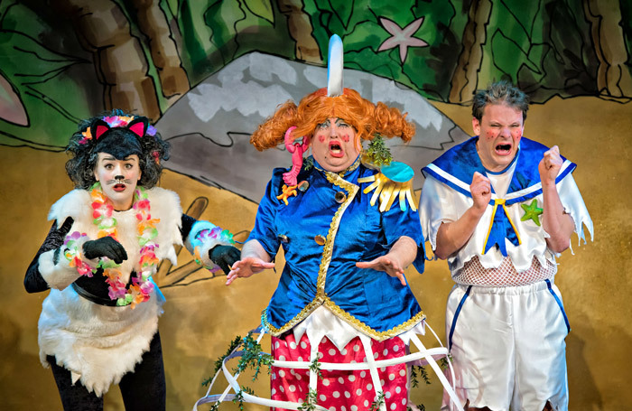 The cast of Dick Whittington at Harrogate Theatre. Photo: Anthony Robling?