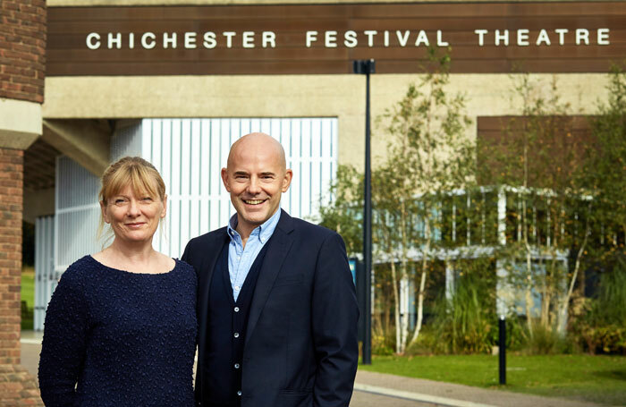 Chichester Festival Theatre executive director Rachel Tackley and artistic director Daniel Evans. Photo: Tobias Key
