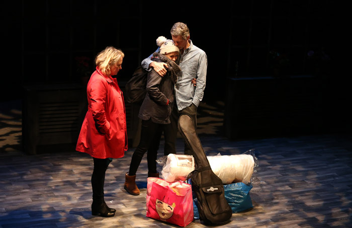 Jane Hogarth and Robert Angell in The Empty Nesters' Club at the Theatre Royal Wakefield. Photo: Amy Charles Media