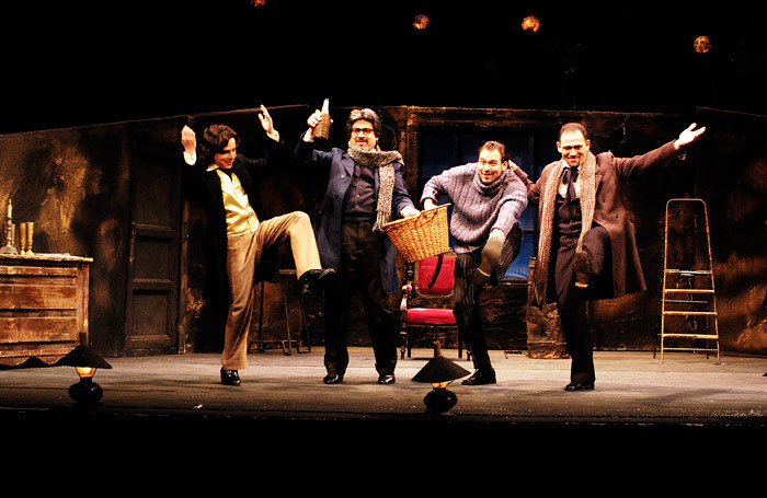 The cast of Ellen Kent's La Boheme at Churchill Theatre, Bromley