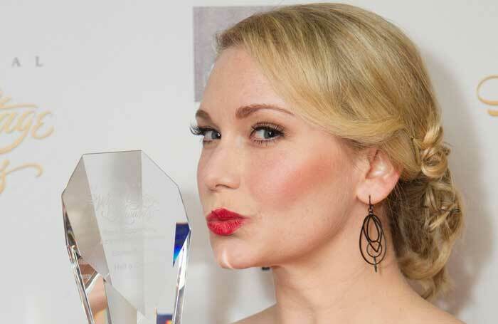 Emma Williams at the 2017 WhatsOnStage Awards. Photo: Dan Wooller for WhatsOnStage