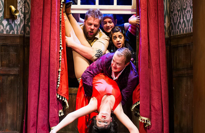 The Play That Goes Wrong is in its third year at the Duchess Theatre. Photo: Tristram Kenton