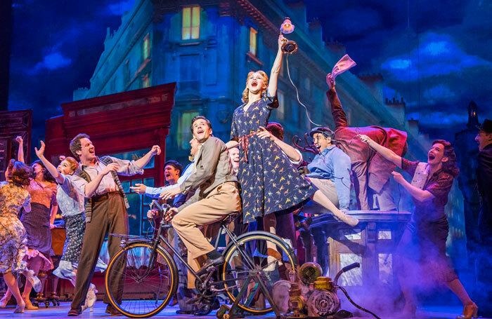 Robert Fairchild and Sarah Bakker in An American in Paris at the Dominion Theatre. Photo: Tristram Kenton