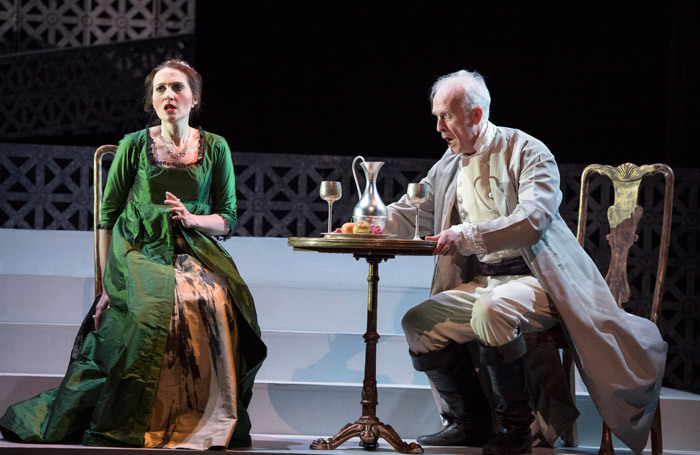 Paula Sides and Craig Smith in Tosca at Hackney Empire, London. Photo: Richard Hubert-Smith