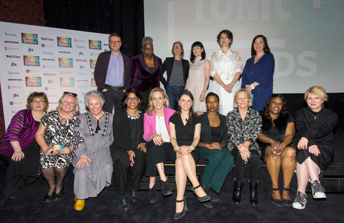 Winners at the Tonic Theatre Awards. Photo: Adam Bennett