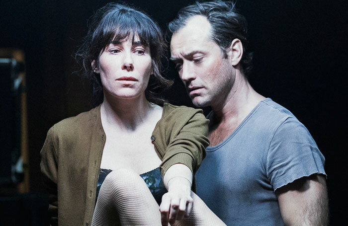 Halina Reijn and Jude Law in Obsession at the Barbican. Photo: Jan Versweyveld