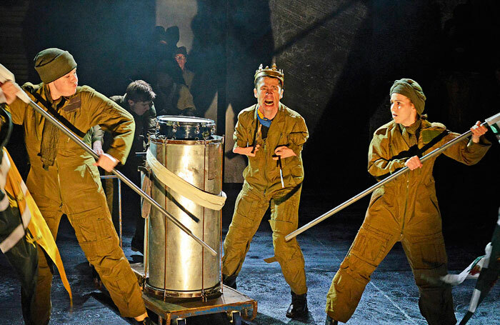 Ruth Alexander-Rubin, Mat Fraser and Catherine Kinsella in Richard III. Photo: Nobby Clark