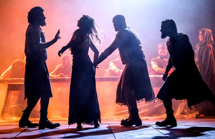 A scene from Salome at the Olivier, National Theatre. Photo: Tristram kenton