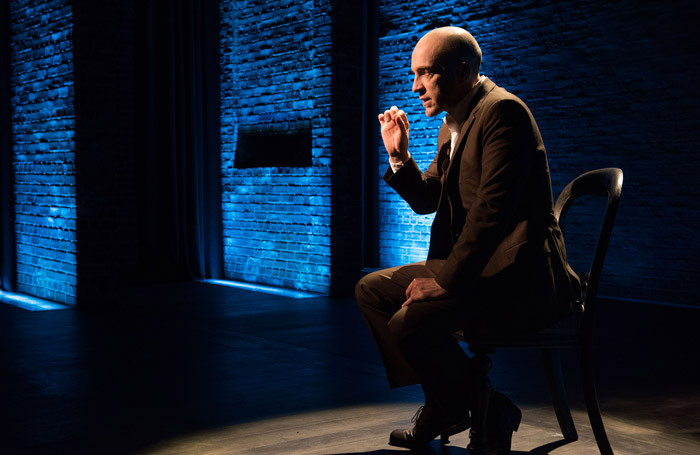 Derren Brown in Secret at the Linda Gross Theater, New York. Photo: Ahron R Foster