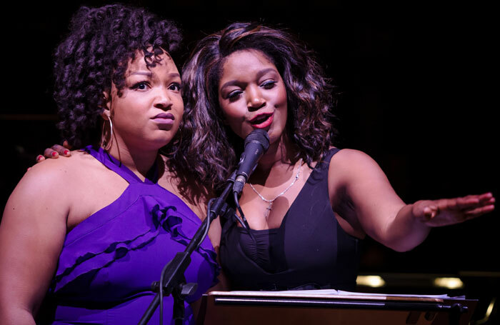 Marisha Wallace and Rachel John in The Color Purple at Cadogan Hall. Photo: Scott Rylander