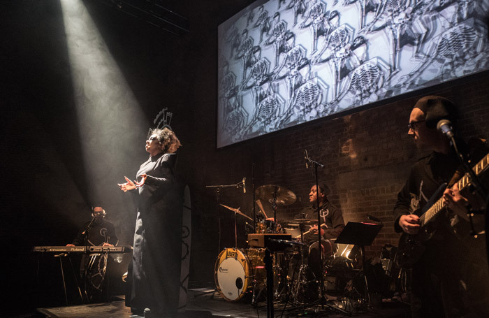 Scene from Cat and Mouse at village Underground, London. Photo: Matt Humphrey