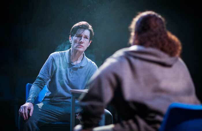 Harriet Walter in the Donmar Warehouse's Julius Caeser. Photo: Helen Maybanks