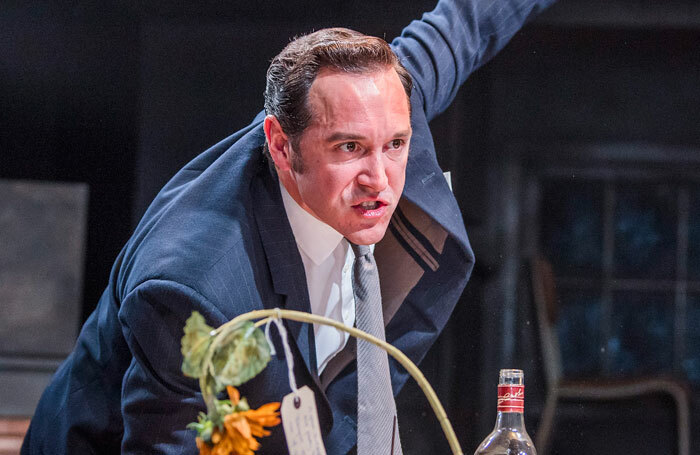 Bertie Carvel in Ink at the Almeida Theatre. Photo: Tristram Kenton