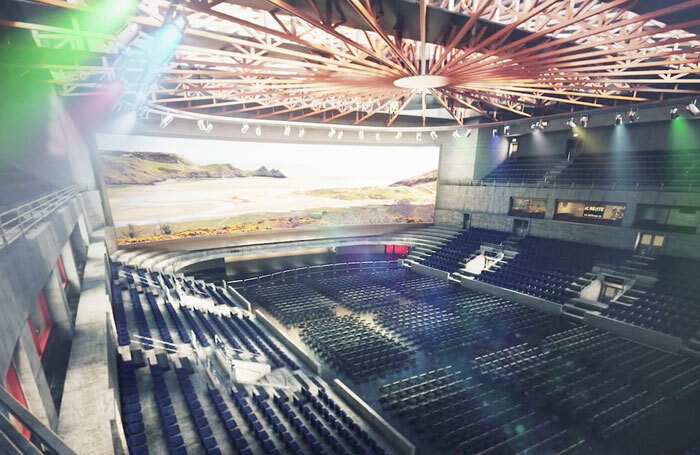 Artist's impression of the Swansea arena