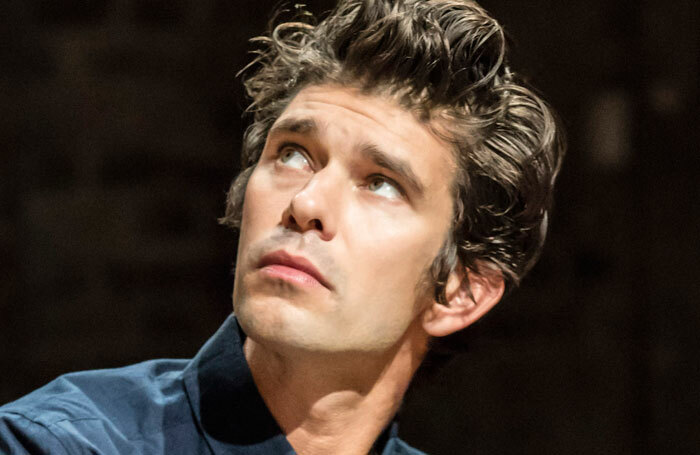 Ben Whishaw in Against at the Almeida Theatre. Photo: Johan Persson