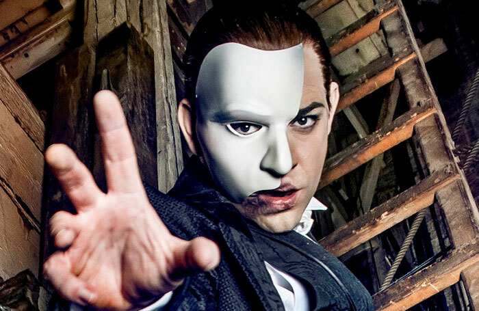 Ben Forster as The Phantom. Photo: Matt Crockett