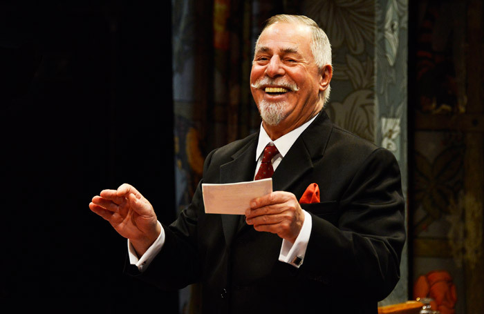 Barrie Rutter in For Love or Money at the Viaduct Theatre, Halifax. Photo: Nobby Clark