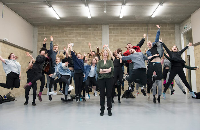 LAMDA principal Joanna Read and students. Photo: Richard Hubert Smith