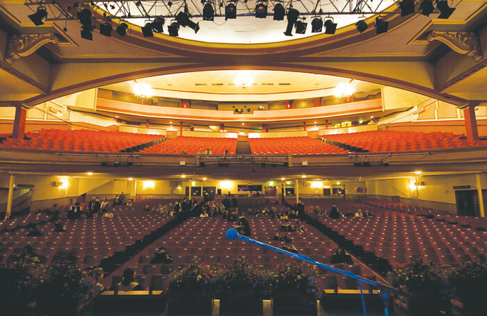 The interior of Scarborough's Futurist Theatre