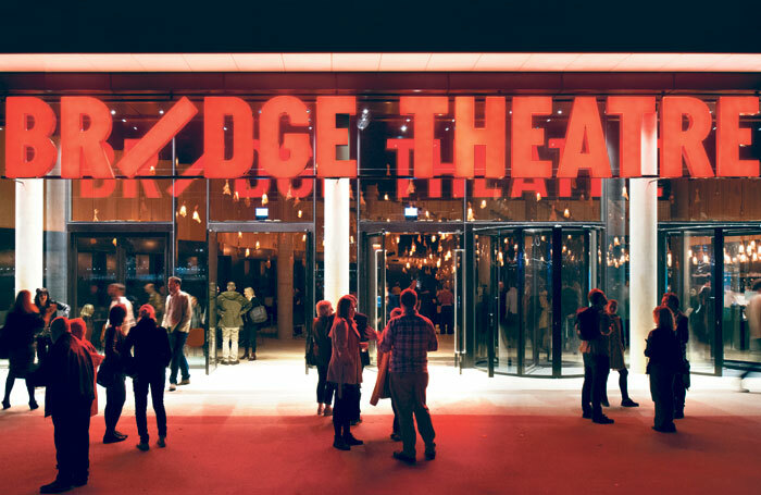 The Bridge Theatre entrance. Photo: Philip Vile