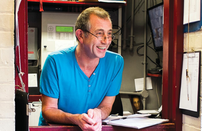 Stage door manager Ned Seago I would like to fall off my perch