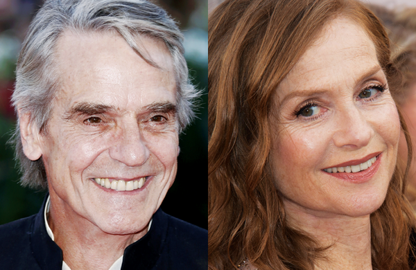 Europe Theatre Prize: Jeremy Irons and Isabelle Huppert to be celebrated in Rome