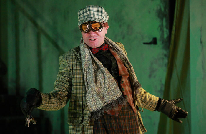 Keiron Self in The Wind in the Willows at Cardiff's Sherman Theatre. Photo: Brian Tarr