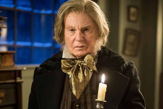 Derek Jacobi in A Christmas Carol Goes Wrong on BBC1. Photo: James Stack